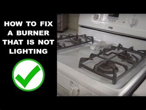 Fix A Stove Top Burner That Clicks But Won T Light