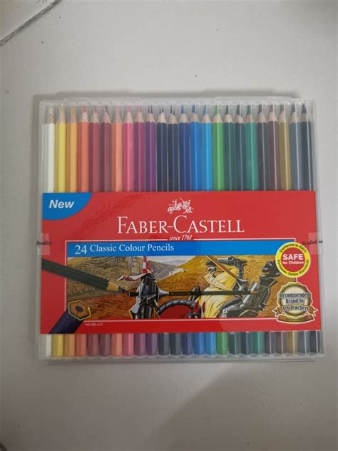 Faber Castell 24 Classic Colour Pencils Hobbies And Toys Stationery