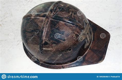 Old Mining Helmet Stock Photo Image Of Miners Protection 189206460