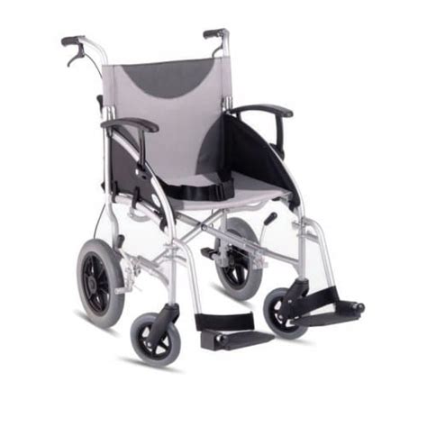 Lightweight Folding Aluminium Frame Transit Wheelchair