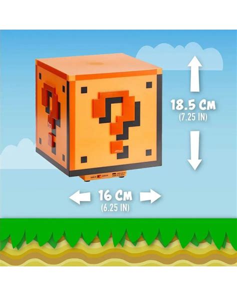 Lampa Paladone Super Mario Bros Question Block Games Online Shop