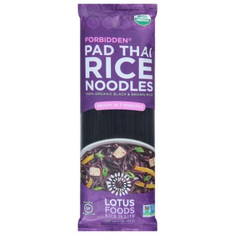 Lotus Foods Pad Thai Noodles Organic Forbidden Oz Case Of Oz