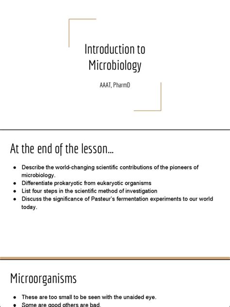 Unit 1 Introduction To Microbiology | PDF | Microorganism | Bacteria 