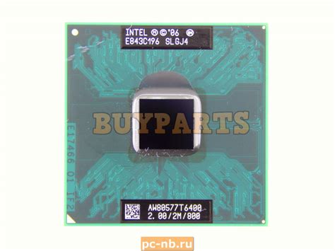 Процессор Intel® Core™2 Duo Processor T6400 SLGJ4