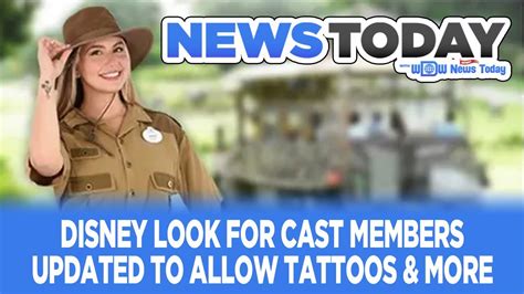 Disney Look for Cast Members Updated to Allow Tattoos & More ...