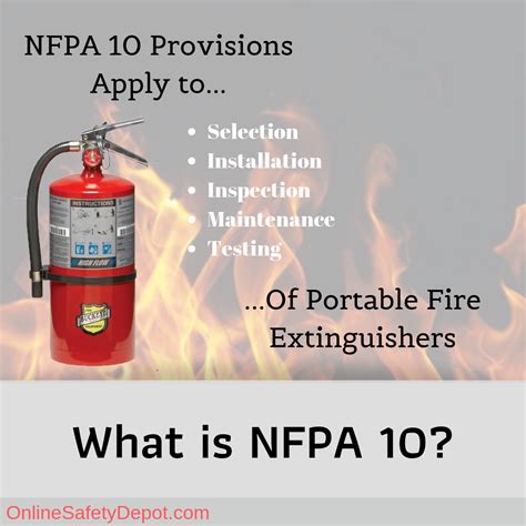 What Is The Nfpa 10 Understanding Portable Fire Extinguisher Safety ...