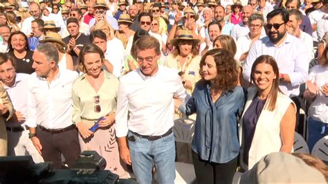 V Deo Feij O Y Ayuso Inauguran El Curso Pol Tico Del Pp De Madrid