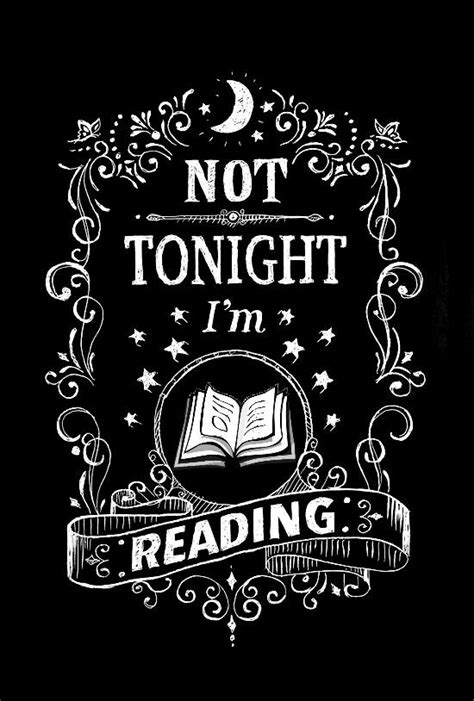 Not Tonight I Am Reading Book Quote Kindle Book Cover Book