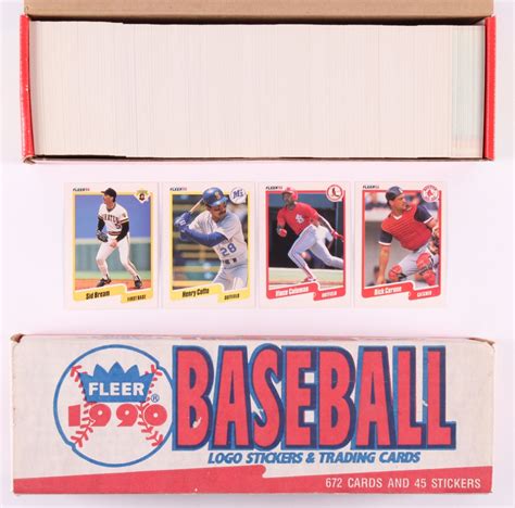 Lot Of Complete Sets Of Baseball Cards With Fleer Complete Set