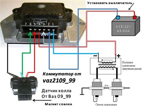 Схема подключения коммутатора восход 3м - Схемы