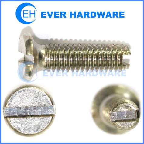 Specialty bolt slot double sided screws passivation stainless steel custom