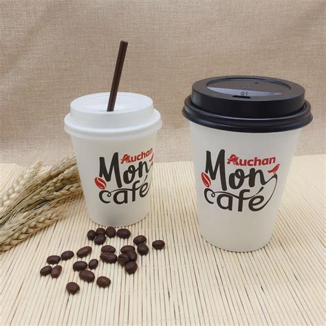 8oz Single Wall Disposable Cafe Paper Cups China Beverage Cup And