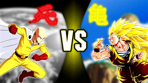 Saitama Vs Goku Strength By Puellasomnio On Deviantart