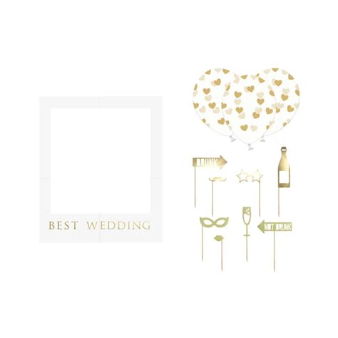 Best Wedding Selfie Photo Booth Frame Kit Party Delights