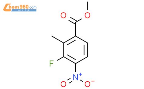 1803852 80 3 Methyl 3 fluoro 2 methyl 4 nitrobenzoate化学式结构式分子式mol