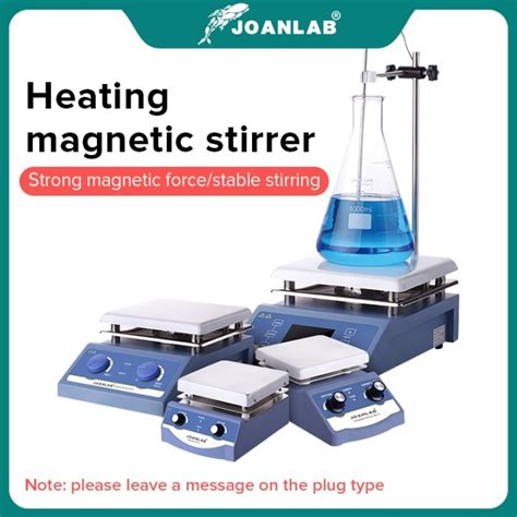 JOANLAB Heating Magnetic Stirrer Hot Plate Lab Stirrer Digital Display Thermostat Mixer Lab