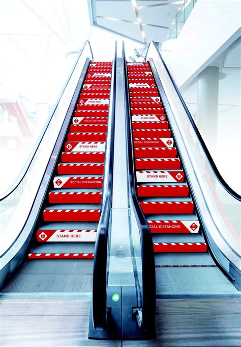 Escalator Branding And Escalator Graphics Printed By Presson