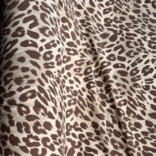Metros De Microfibra Poliamida Oncinha Marrom Estampada Para Lingerie Shopee Brasil