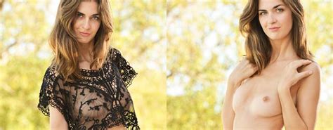 Slim Brunette Rubs Her Pussy