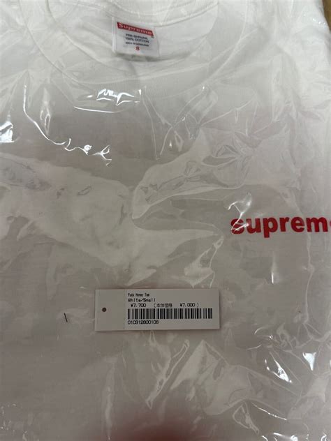 Yahoo Supreme Fuck Money Tee White
