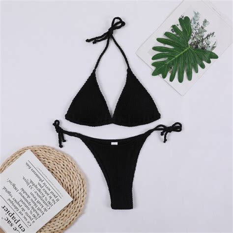 Sexy Bikini Women Swimsuit Push Up Bra Bikini Set Two Piece Swimwear High Cut Bathing Suit