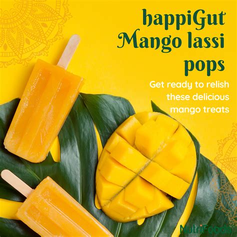 Gut Friendly Mango Lassi Popsicles Nutrifoods Ltd