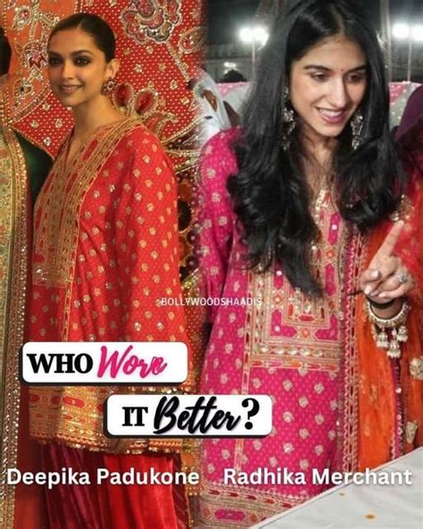 Radhika Merchant Repeated Deepika Padukone S Sabyasachi Suit For Pre