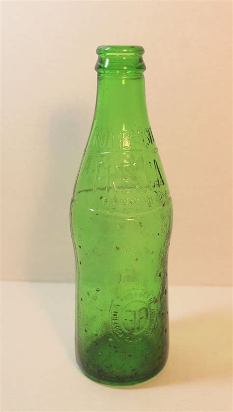 fresca trade mark soda botella de vidrio verde oz etsy espana