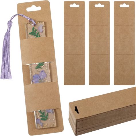 Amazon Pieces Resin Bookmark Holder Kraft Bookmark Sleeves X