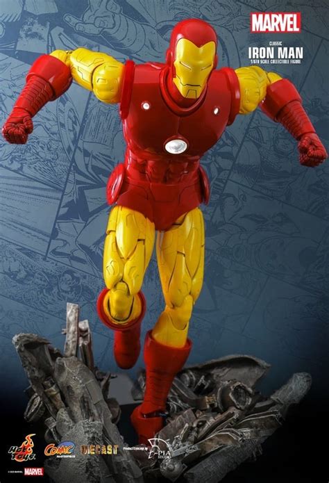 Hk Batch Hot Toys Marvel Comics Classic Iron Man Cms D B Action Figure Special Edition