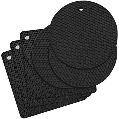 Amazon Silicone Trivet Mats Hot Mat Hot Pads Durable Non Slip Coasters Heat Resistant