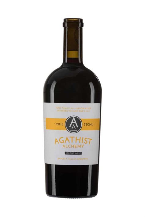 2014 Agathist Alchemy Second Wine Aussie Wine Export