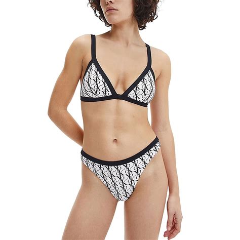 Costume Calvin Klein Swimwear Slip Bikini Brasiliano Da Donna Rif Kw Kw