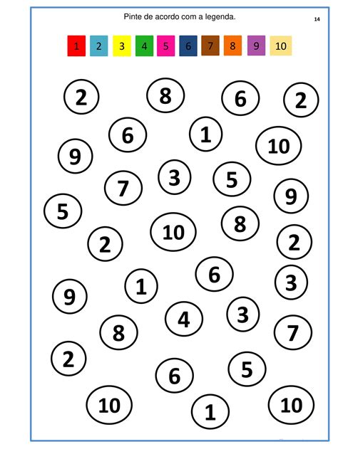 Atividade Numeros De 0 A 10 Educação Infantil - 5