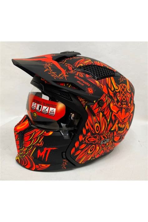 MT Streetfighter Sv Hellish B5 Modüler Motosiklet Kaskı Mat Renk Fiyatı ...
