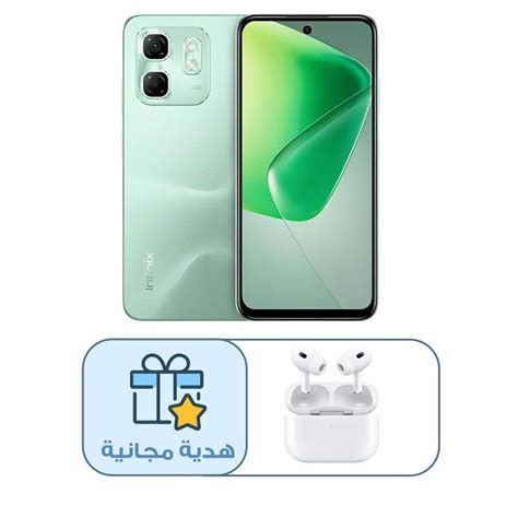 Infinix Hot 50i Dual SIM 128GB 6GB RAM 4G LTE Sage Green With Ridingtone AirPods Pro