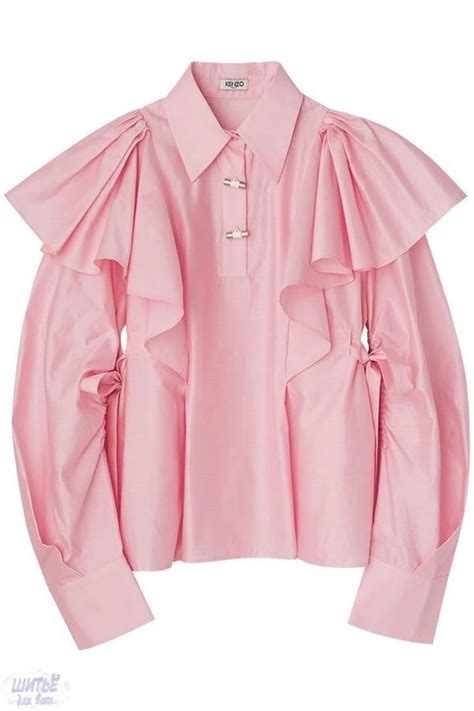 Блузы с рюшами и оборками