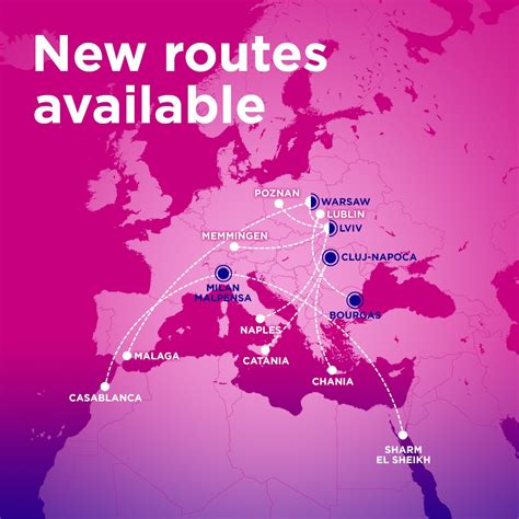 Wizz Air Launches New Routes Across Europe And New Routes To And