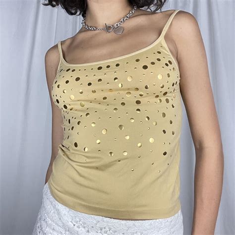 Victoria Secret Body Nude Tank W Studded Details On Depop