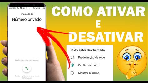 Como Ativar E Desativar N Mero Privado Chamada Desconhecida