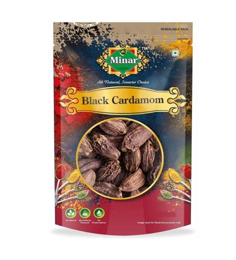 Minar Natural Black Cardamom Badi Elaichi G Pack Of Jiomart