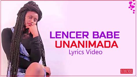 Lencer Babe Unanimada Official Lyrics Video Youtube