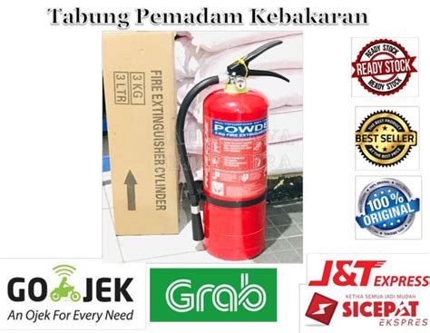 Promo 1 Set Tabung Apar 3 Kg Powder Tabung Pemadam Kebakaran 3 Kg