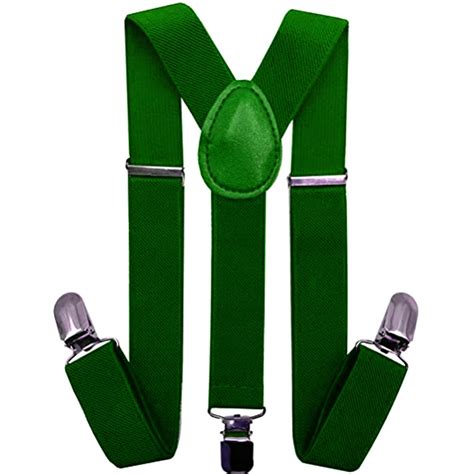 Bretele copii : Bretele copii, verde, uni