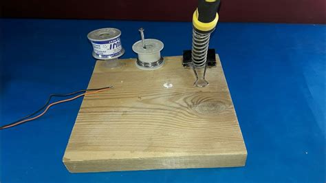 How To Make A Soldering Station Simple Homemade Project Youtube