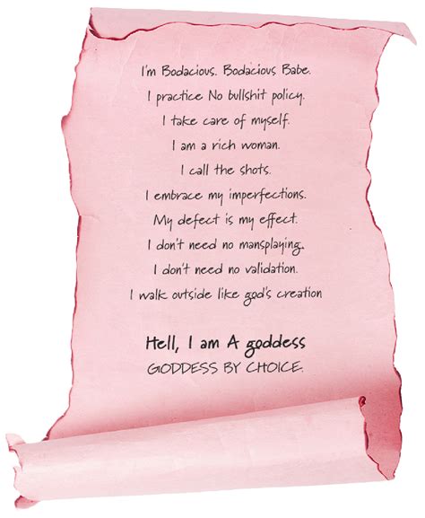 BODACIOUS BABE Goddess By Choice