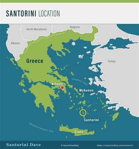 Greece Maps And Islands Santorini