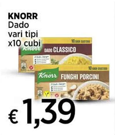 KNORR Dado Vari Tipi X10 Cubi Offerta Di Coop