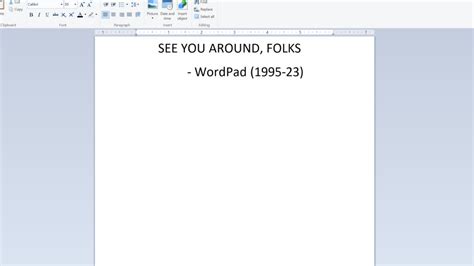 Microsoft Wordpad To Shut Down After 28 Years Wont Be Available In Windows 12 All About The