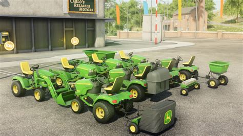 Le Tracteur Tondeuse John Deere X S Empare De Farming Simulator